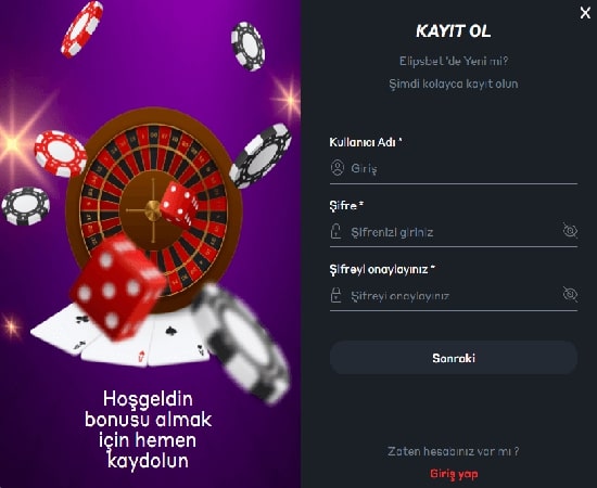 Elipsbet Kayıt Ol Resmi